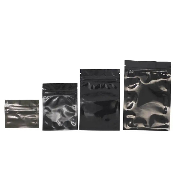 100 pcs Colorful Top Feed Foil Zip lock Bags Food Pouch,Mylar Aluminum Foil Bags,Tea Pouches,Food Storge Bag