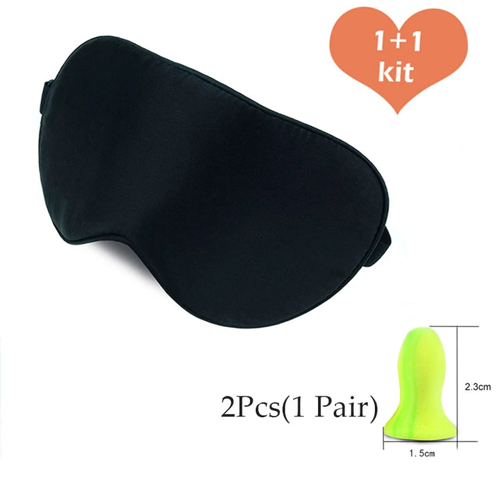 100% Natural Mulberry Silk Sleep Mask Soft Blindfold Smooth Eye Mask Sleeping Aid Eyeshade Eye Cover Patch Bandage Comfort